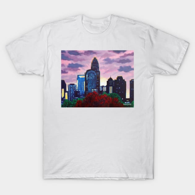 'CHARLOTTE SUNSET' T-Shirt by jerrykirk